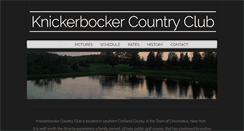 Desktop Screenshot of knickerbockercc.com