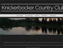 Tablet Screenshot of knickerbockercc.com